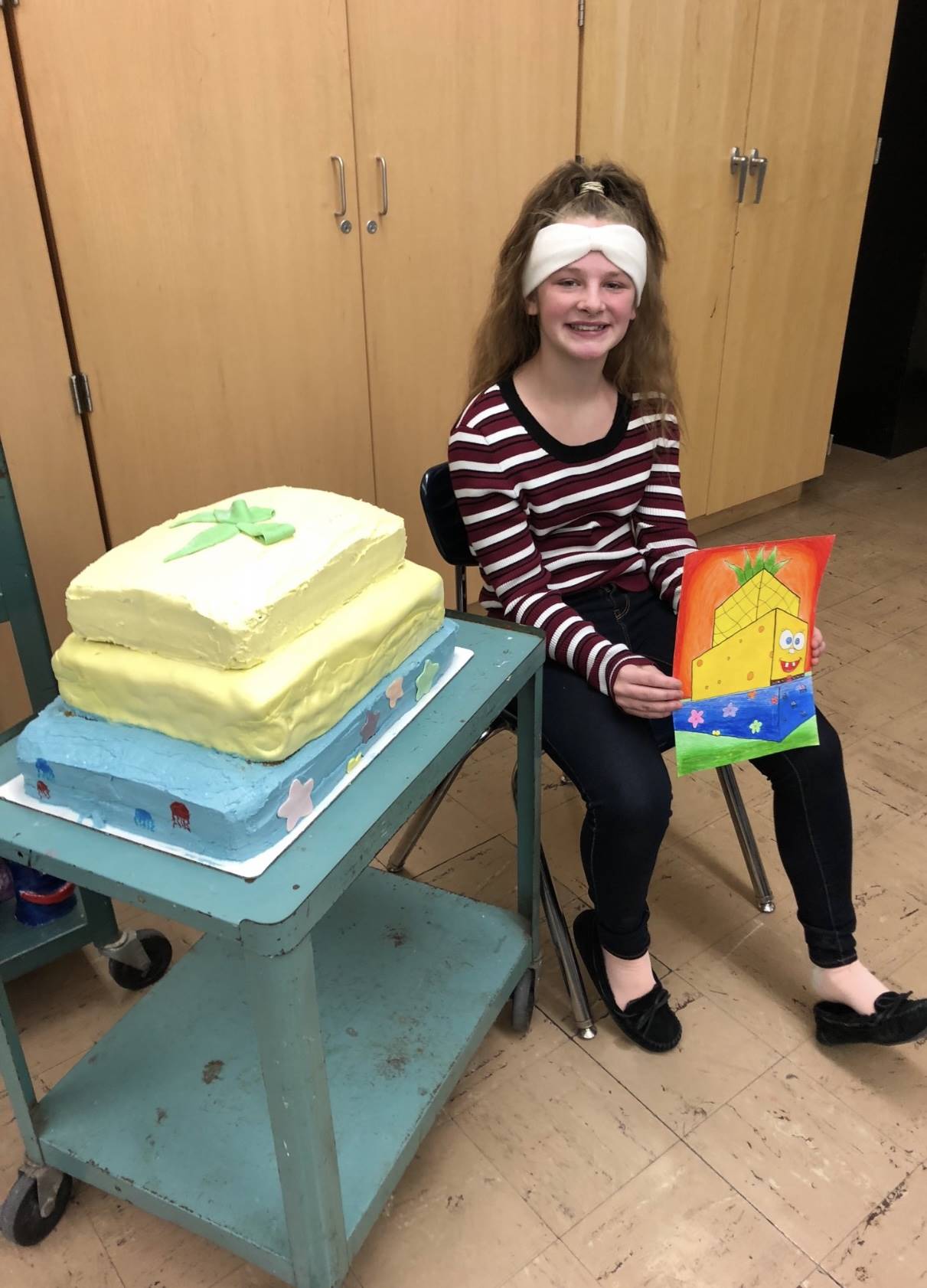 8th Grade Art - Cake Design Winner