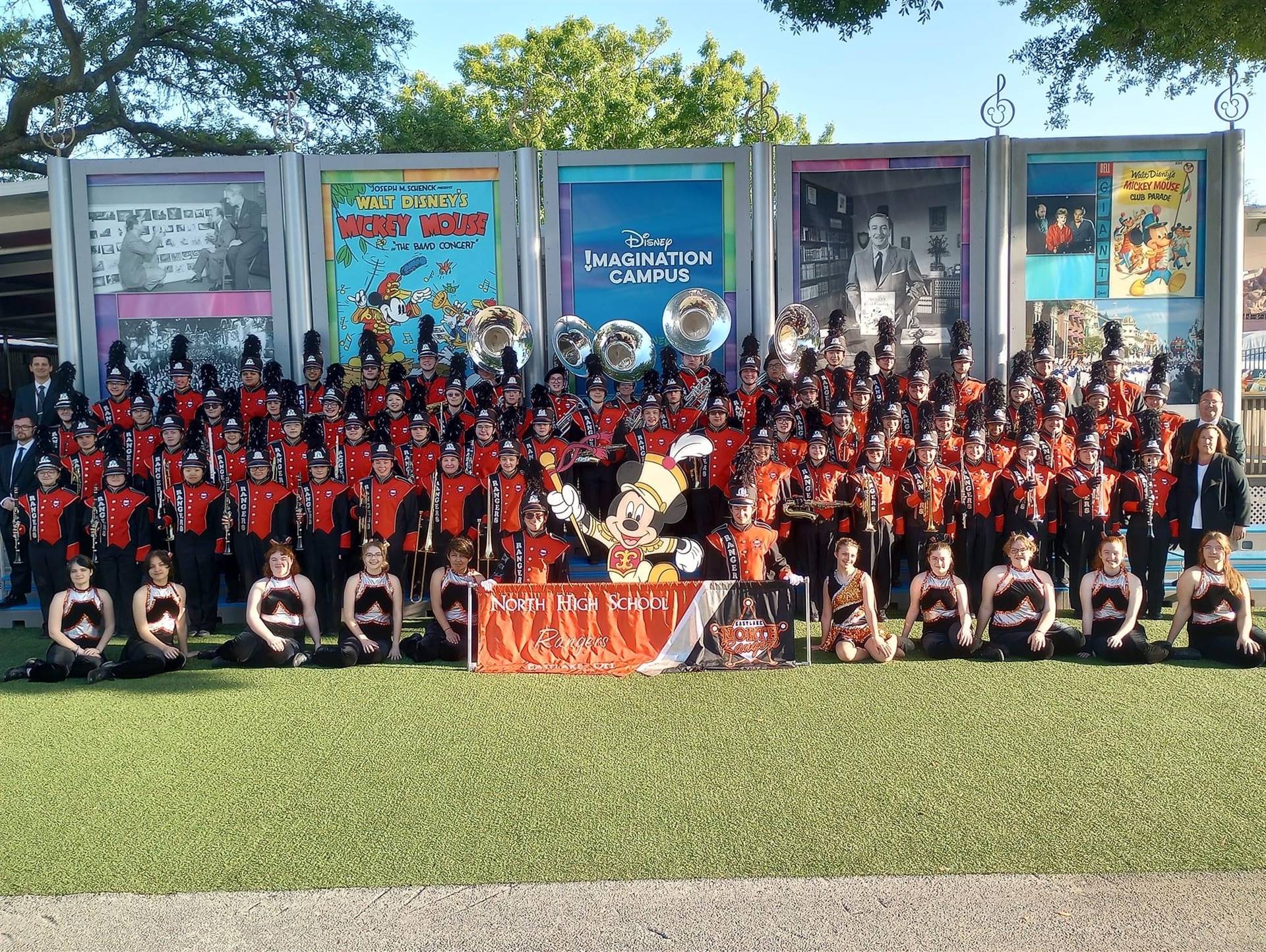 North Marching Band in Disney