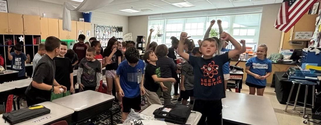 Third Graders Celebrating the End of State Testing